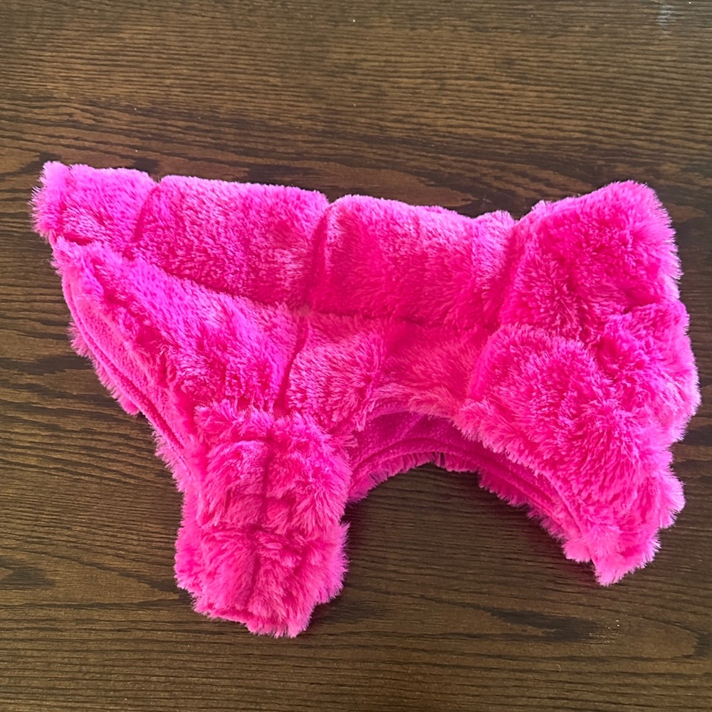 Pink dog coat